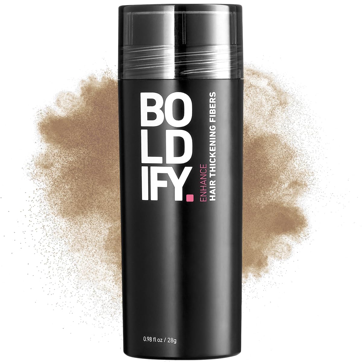 BOLDIFY Hair Fibers (12g) - Fill In Thinning and Fine Hair for an Instantly Fuller, Thicker Look - 14 Shades for Women & Men - Dark Brown