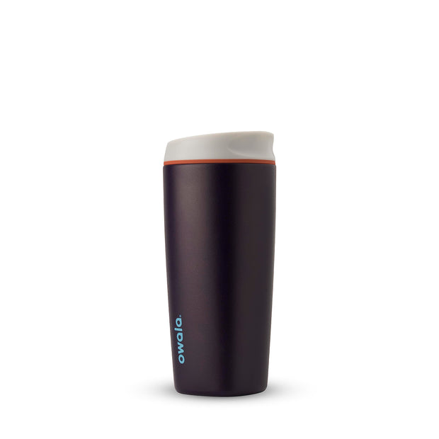 Owala SmoothSip Insulated Stainless Steel Coffee Tumbler, Reusable Iced Coffee Cup, Hot Coffee Travel Mug, BPA Free, 20 oz, Navy (Telescope Tales)