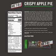 MET-Rx Big 100 Protein Bar, Meal Replacement, 30G Protein, Gluten Free, Crispy Apple Pie, 3.52 oz. ea, 8 Count (Packaging May Vary)