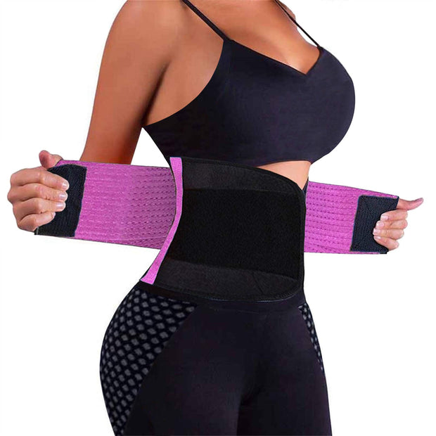 VENUZOR Waist Trainer Belt for Women - Waist Cincher Trimmer - Slimming Body Shaper Belt - Sport Girdle Belt (UP Graded)