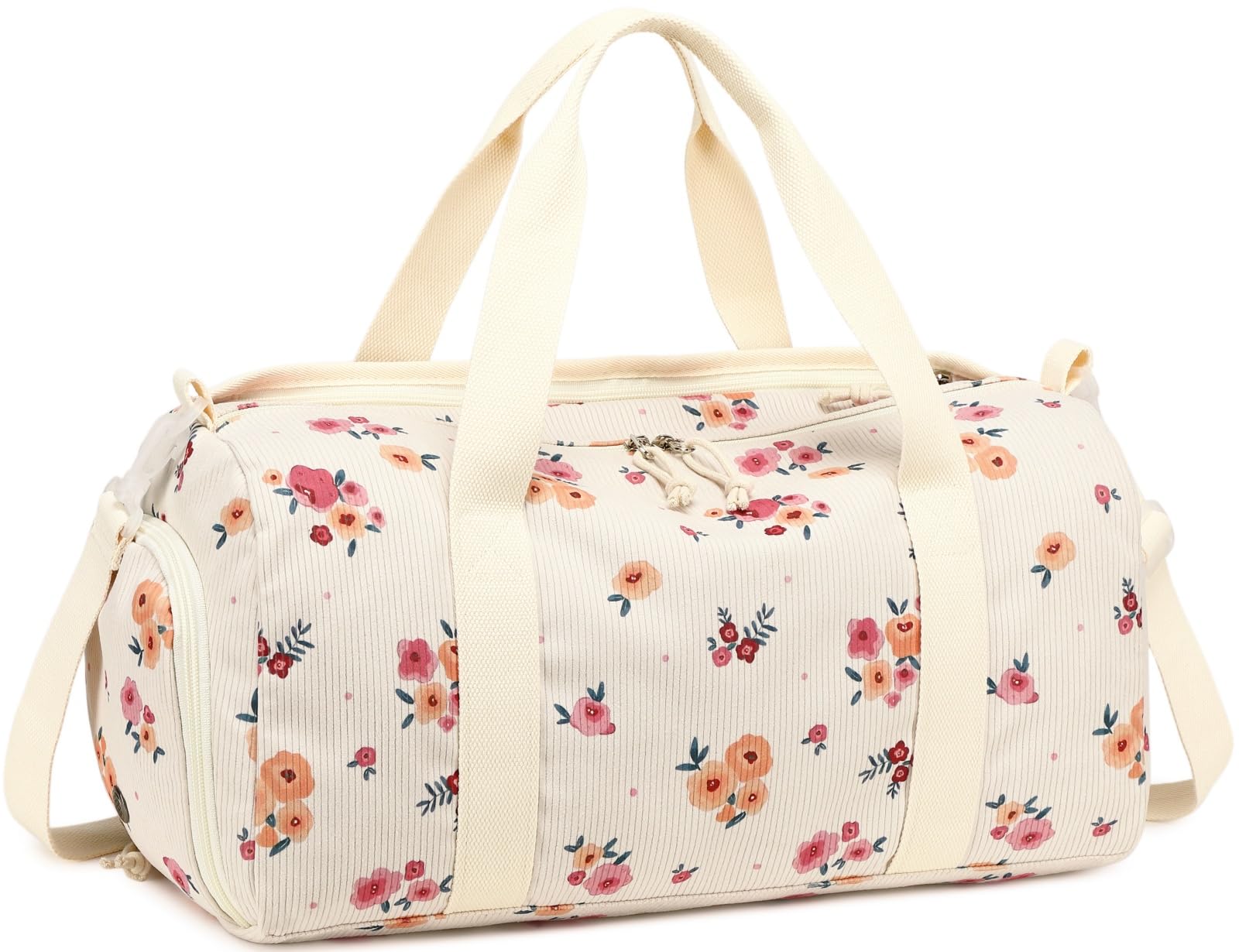 Duffle Bag for Gym Sports Women Girls Workout Travel Bag Weekender with Shoe Compartment and Wet Pocket