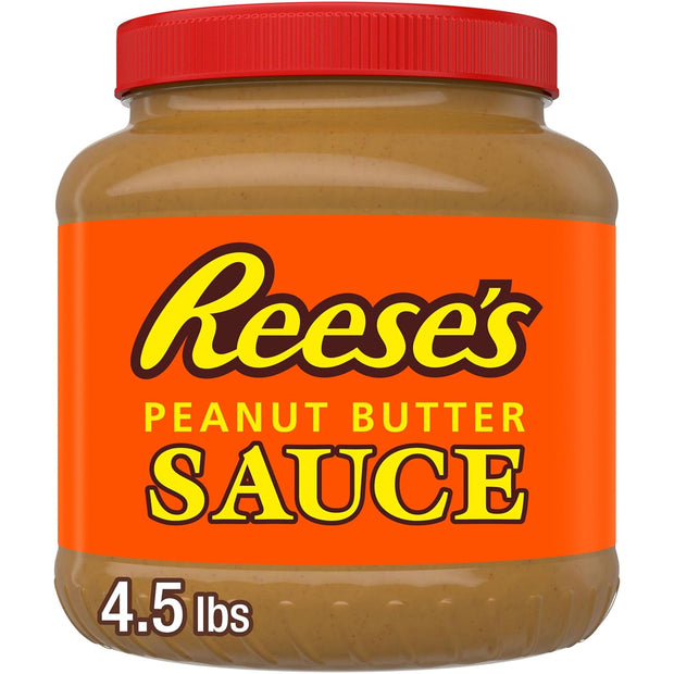 REESE'S Peanut Butter Sauce Bulk Jar, 4.5 lb