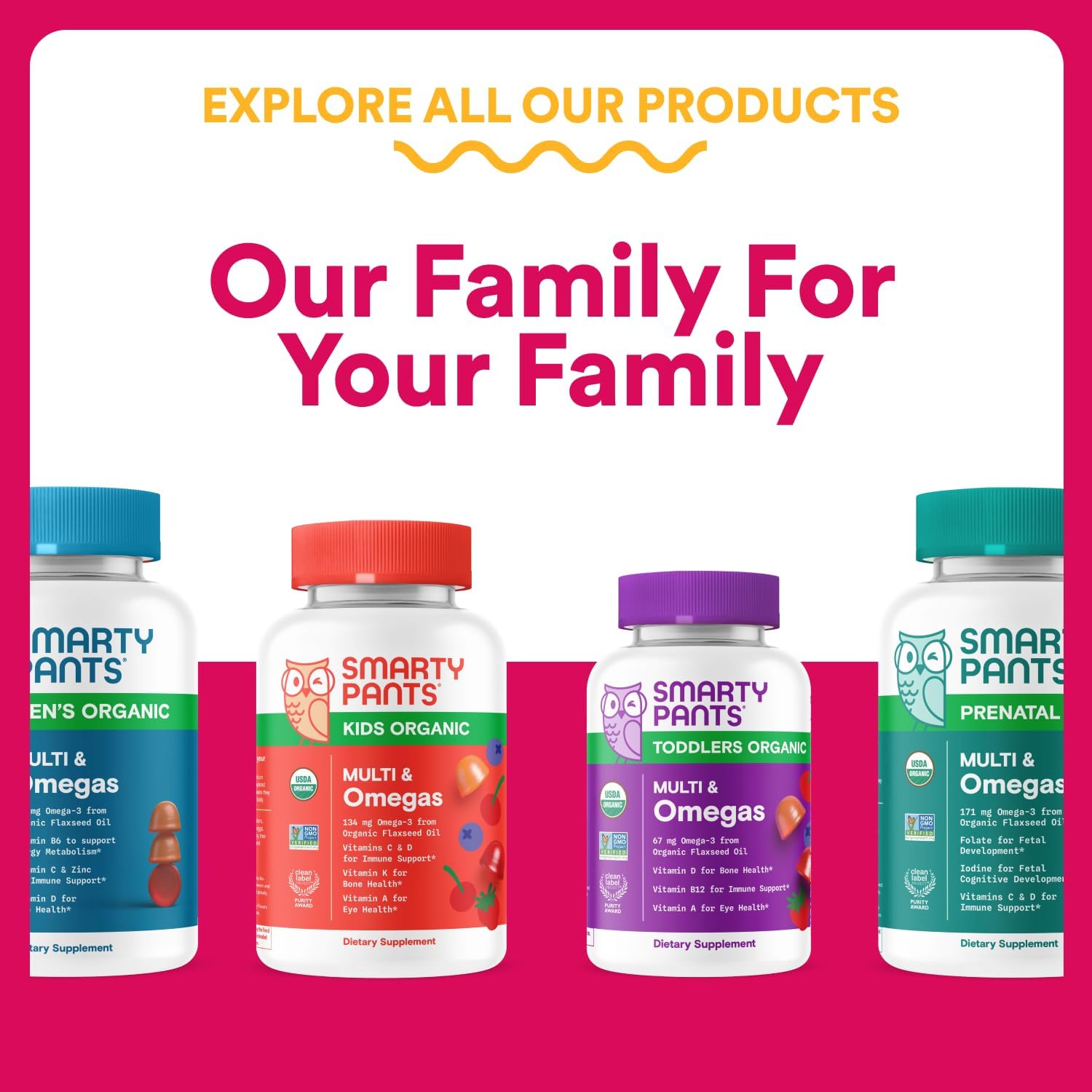 SmartyPants Women's Multivitamin Gummies - Improved Formula: Omega 3 (DHA/EPA), Methylfolate, CoQ10, Vitamin D3, C, Vitamin B12, B6, A, K & Zinc, Inositol, Gluten Free, 90 Count (30 Day Supply)