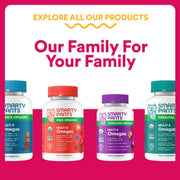 SmartyPants Women's Multivitamin Gummies - Improved Formula: Omega 3 (DHA/EPA), Methylfolate, CoQ10, Vitamin D3, C, Vitamin B12, B6, A, K & Zinc, Inositol, Gluten Free, 90 Count (30 Day Supply)