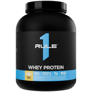 Rule 1 Whey Protein – 24g Fast-Acting Protein from All-Whey Sources with Naturally Occurring EAAs & BCAAs for Workout Recovery or Anytime Use (5 Pounds*, Vanilla Ice Cream)