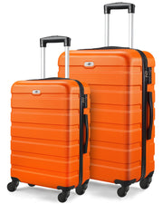 Suitour Luggage 3 Piece Sets Hard Shell Luggage Set with Spinner Wheels, TSA Lock, 20 24 28 inch Travel Suitcase Sets, Cerulean Blue