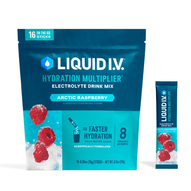 Liquid I.V.® Hydration Multiplier - Lemon Lime | Electrolyte Powder Drink Mix | 1 Pack (16 Servings)