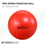 THERABAND Pro Series Exercise Ball, 26" Green Stability Trainer for 5'7"–6'1" Users, Anti-Burst Yoga & Pilates Ball, Balance & Core Trainer, For Athletes Fitness at Gym & Home