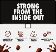 Oikos Protein Shake, Chocolate, 30g High Protein Drinks, Shelf Stable, Ready to Drink, 5g Prebiotic Fiber, 12 fl oz Bottle, 12 Count​