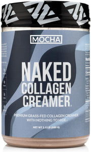 Naked Collagen Mocha Coffee Creamer - Collagen Creamer For Coffee - Dairy-Free, Gluten-Free, GMO-Free - Support Hair, Skin, and Nails - 40 Servings