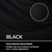 Keratin Hair Fibers for Men & Women - Fill In Fine or Thinning Hair, Instantly Thicker, Fuller Looking Hair (Black, 15g)