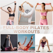 Set of 6 Style Pilates Home Equipment Set Pilates Essential Kit Workout Accessories 14 Magic Circle Mini Exercise Ball Yoga Strap Silicone Tension Strip Tension Band Sliding Plate