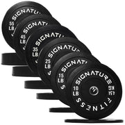 Olympic Bumper Plates Set, 2" Weight Plates for Strength Training & Weightlifting