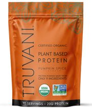 Truvani Vegan Pea Protein Powder | Vanilla | 20g Organic Plant Based Protein | 18 Servings | Keto | Gluten & Dairy Free | Low Carb | No Added Sugar