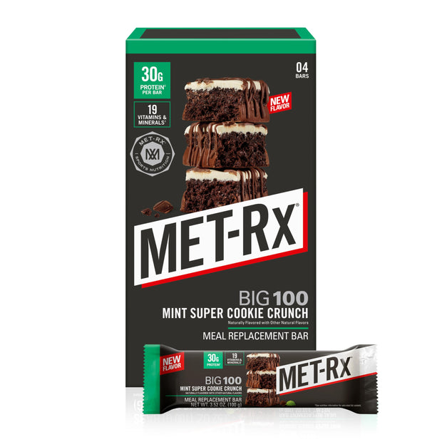 MET-Rx Protein Plus Bar, Great as Healthy Meal Replacement, Snack, and Help Support Energy, Gluten Free, Peanut Butter Cup, With Vitamin A, Vitamin C, and Zinc to Support Immune Health, 85 g,9 Count