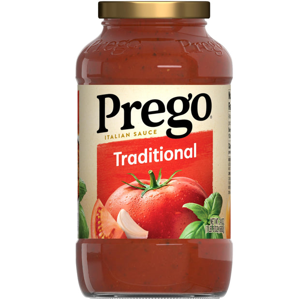 Prego Pasta Sauce, Italian Tomato Sauce with Roasted Garlic & Herbs, 24 Ounce Jar