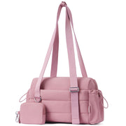 Small Gym Bag for Women 2 Set Mini Gym Duffle Bag with Wet Compartment and Coin Wallet, Gym Tote Bag for Workout/Sport/Travel