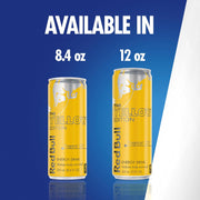 Red Bull Yellow Edition Energy Drink, Tropical, with 80mg Caffeine plus Taurine & B Vitamins, 8.4 Fl Oz, 6 Packs of 4 Cans (Pack of 24)