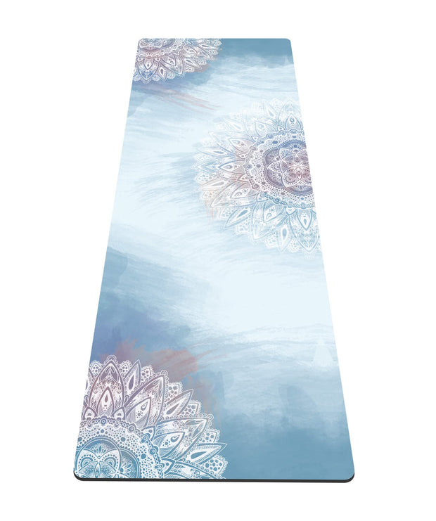 nuveti Yoga Mat Print Extra Thick TPE Non Slip Fitness Exercise Mat with Carrying Bag,72"x24" Extra Thick 6MM Exercise & Workout Mat for Yoga, Pilates Fitness and Floor Exercises