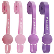 LEEKEY Resistance Bands Set for Pull-Up Assistance & Full-Body Training, Multi-Level Exercise Bands with Bag for Home Workouts, Physical Therapy, Strength Training (Men/Women)