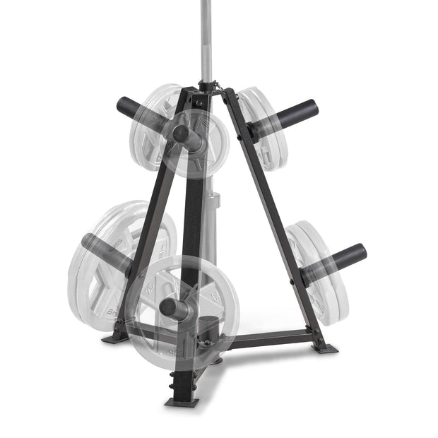 Marcy Olympic Weight Plate Tree for 2-Inch Plates Weight Storage Rack