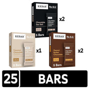 RXBAR Protein Bars, 12g Protein, Gluten Free Snacks, Chocolate Lovers Variety Pack (5 Boxes, 25 Count)