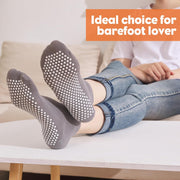 Pilates Grip Socks for Women Men Cute Non Slip Grippy Socks Woman for Yoga Barre Trampoline Hospital