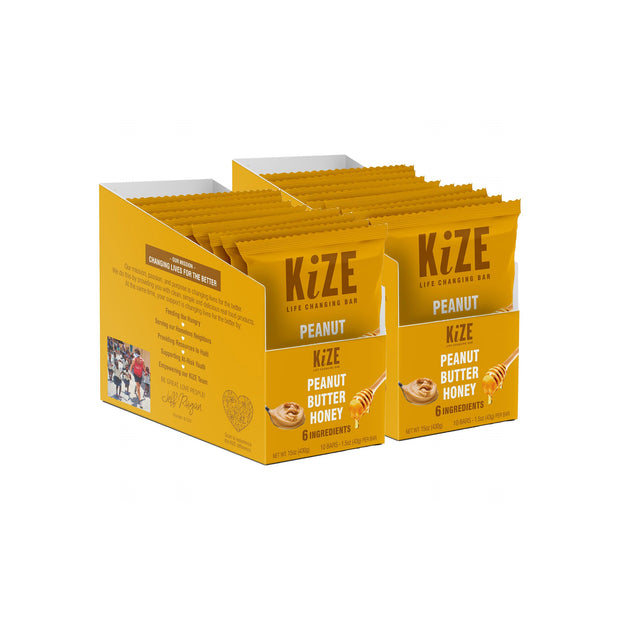 KiZE Energy Bars - Chocolate Chip Cookie - Almond-Butter-Based, Gluten Free, Dairy Free, Non-GMO, and High Protein Meal Replacement Energy Bars, Clean and Simple Food Ingredients - 10g High Protein Snacks, (10 Count)