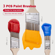 Mister Rui Foam Paint Roller, 8 Pack 4 Inch Paint Roller Kit, Complete 4" Mini Paint Roller Kit with Small Foam Paint Roller Covers, Frame, Tray and Liner for Professional Painting Results