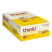 think! Protein Bars, High Protein Snacks, Gluten Free, Kosher Friendly, Creamy Peanut Butter, Nutrition Bars, 2.1 Oz per Bar, 12 Count (Packaging May Vary)