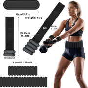 Silicone Adjustable Weighted Belt for Men & Women – DIY Weighted Walking & Exercise Belt with Removable Weights – Gym, Strength Training, Yoga, Hiking – Free Weight Adjustment for Wrist & Ankle