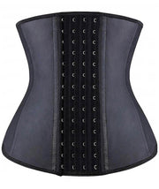 YIANNA Waist Trainer for Women Latex Underbust Waist Corsets Cincher Hourglass Body Shaper 4 Hooks