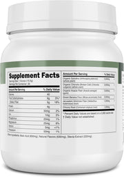 Transparent Labs Prebiotic Greens - Superfood Powder & Antioxidants Supplement with Organic Spirulina, Chloerra, Acacia, & Green Banana Powder - 30 Servings, Peach Mango