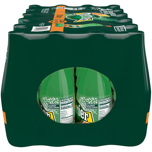 Perrier L'Orange Flavored Carbonated Mineral Water (Lemon Orange Flavor), Plastic Bottles, 16.9 Fl Oz (Pack of 24)