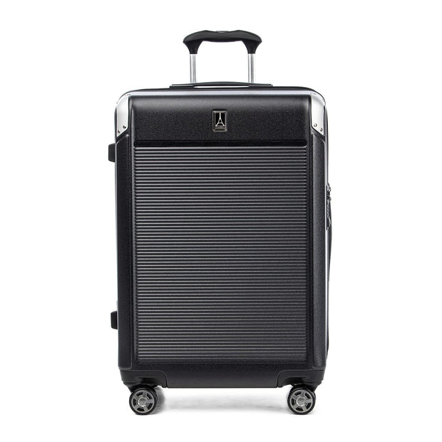 Travelpro Platinum Elite Hardside Expandable Checked Luggage, 8 Wheel Spinner, TSA Lock, Hard Shell Polycarbonate Suitcase, True Navy Blue, Checked Large 28-Inch