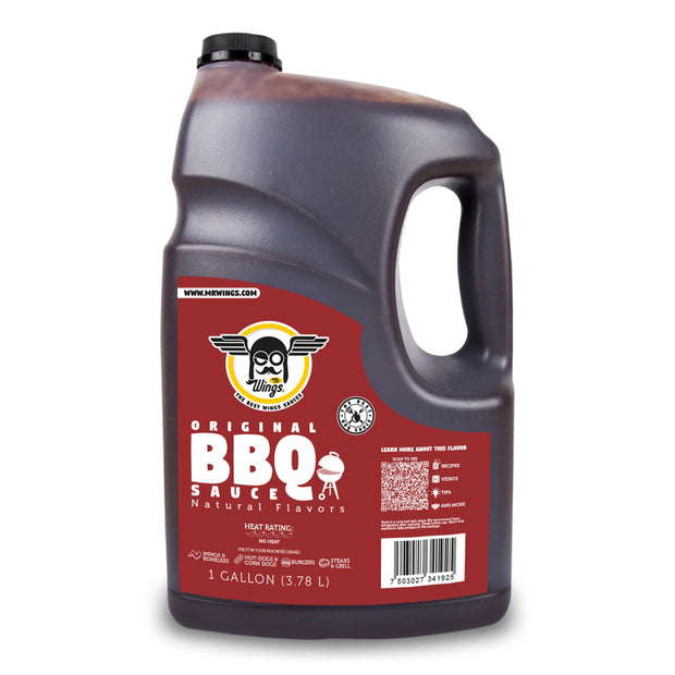 Mr Wings Chipotle Pepper & Orange Mild Sauce 1 Gallon (128 Fl Oz). Authentic consistent chili sauce, ideal for cooking pork and chicken. Big sauce bulk.