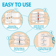 Sutures Butterfly Bandaids - 4 Pcs Laceration Closure Kit - Surgical Laceration Repair Without Sew - Quick Clot -Emergency Wound Closures Device (PU)