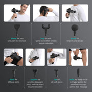 Mebak 3 Massage Gun, Massage Gun Deep Tissue for Athletes, Professional Muscle Percussion Massage Gun,Massager Gun for Shoulder Leg Back Body Pain Relief,Quiet Portable Sport Massager, Gifts for Him