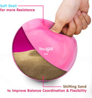 Yes4All Weighted Toning Balls for Exercise, Soft Medicine Balls for Exercise, Pilates, Yoga, Balance, Flexibility, 2-10lbs