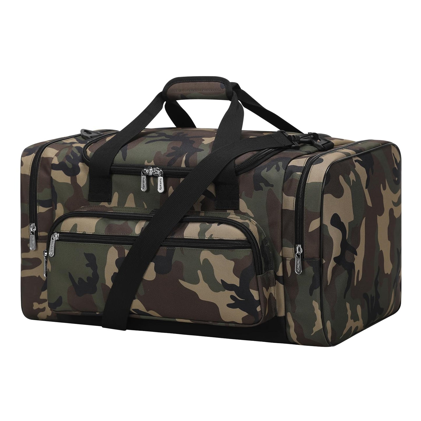 Sports Duffel Bag 20 inch for Travel Gym - Black