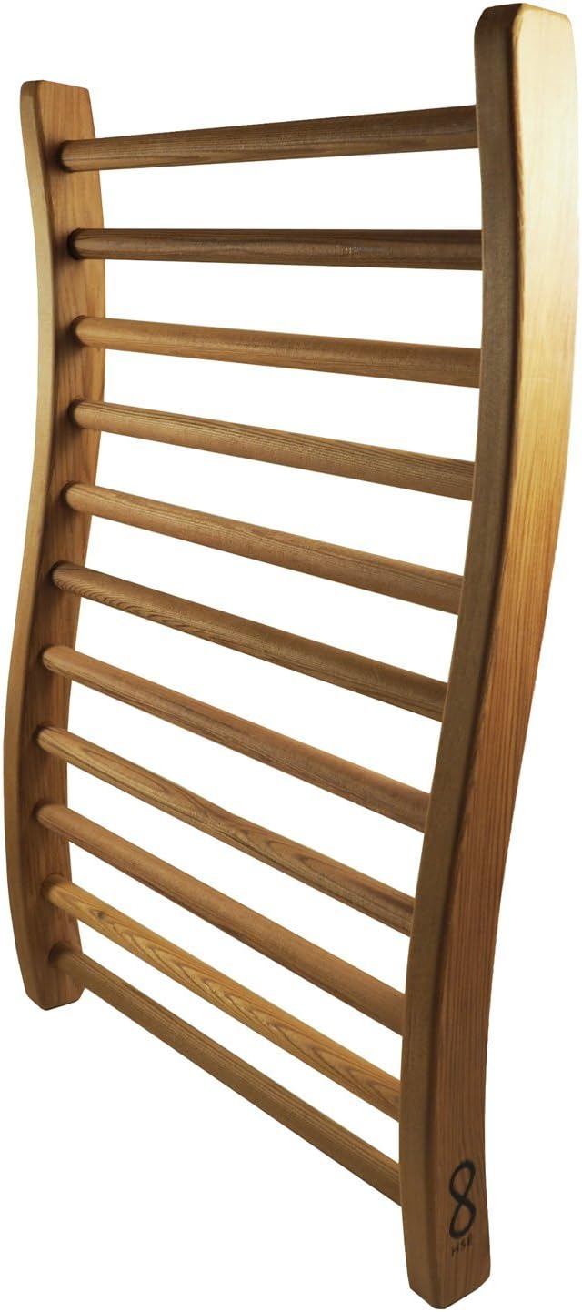 HSE Canadian Red Cedar Ergonomic S-Shape Sauna Backrest (Pack of 1)