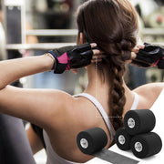 OK TAPE Pre Wrap Tape (4-Rolls) - Athletic Foam Underwrap for Sports, Protect for Ankles Wrists Hands and Knees, 2.75 Inches x 30 Yards - Black/Pink/Beige/White