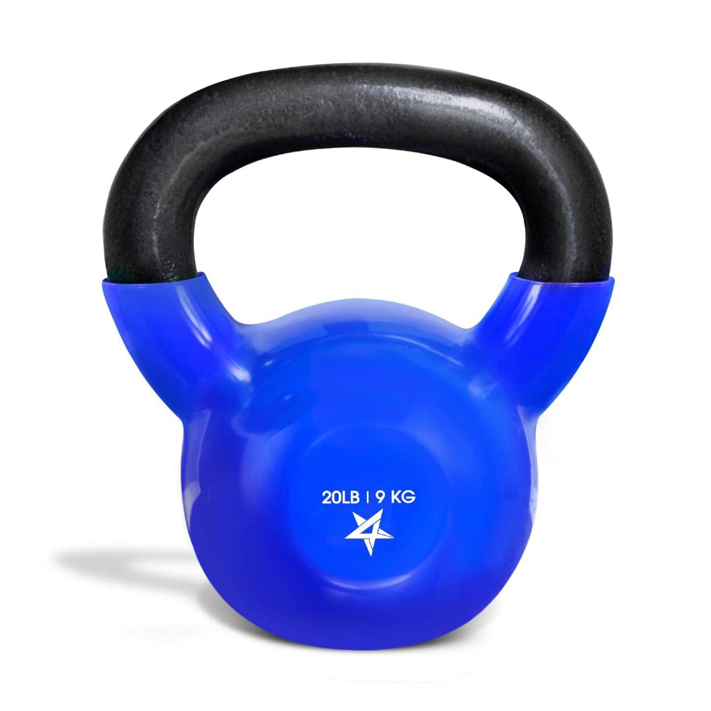 Yes4All 5-100 LB Kettlebells Vinyl Coated Cast Iron for Dumbbell Weights Exercises, Gym, Fitness, Full Body Workout Equipment Push up, Grip and Strength Training
