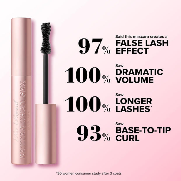 Too Faced Better Than Sex Volumizing Mascara | Volume, Length + Peptides
