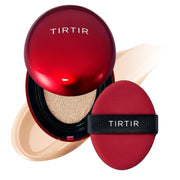 TIRTIR Mask Fit Red Cushion Foundation | Full coverage, Weightless, Skin fit, Satin Glow Finish, Korean Makeup, beauty, Tattoo cover up, Buildable (#29N Natural Beige, 0.63 Fl Oz)