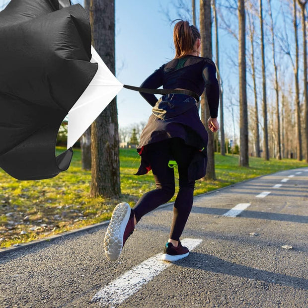 Speed & Agility Ladder Training Equipment Set, Includes 12 Rung 20ft Agility Ladder, 4 Agility Hurdles,12 Disc Cones, 1 Resistance Parachute for Training Football Soccer Basketball Athletes