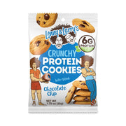 Lenny & Larry's The Complete Crunchy Cookie, Chocolate Chip, 6g Plant Protein, Vegan, Non-GMO, 1.25 Ounce Pouch (Pack of 12)