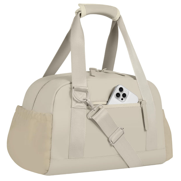 Small Gym Bag 14 inch for Women & Men Mini Gym Duffel Bag with Wet Compartment Waterproof Travel Duffle Bag for Sports Workout Dance