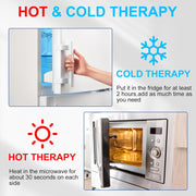 Soft Ice Packs Reusable Gel Pack 2, Hot and Cold Gel Ice Packs for Injuries, Headaches, Joint Pain Relief, Comfort Ice Pack Flexible Therapy on Neck, Ankle, Knee, Leg, Shoulder, Elbow, Wrist, Feet