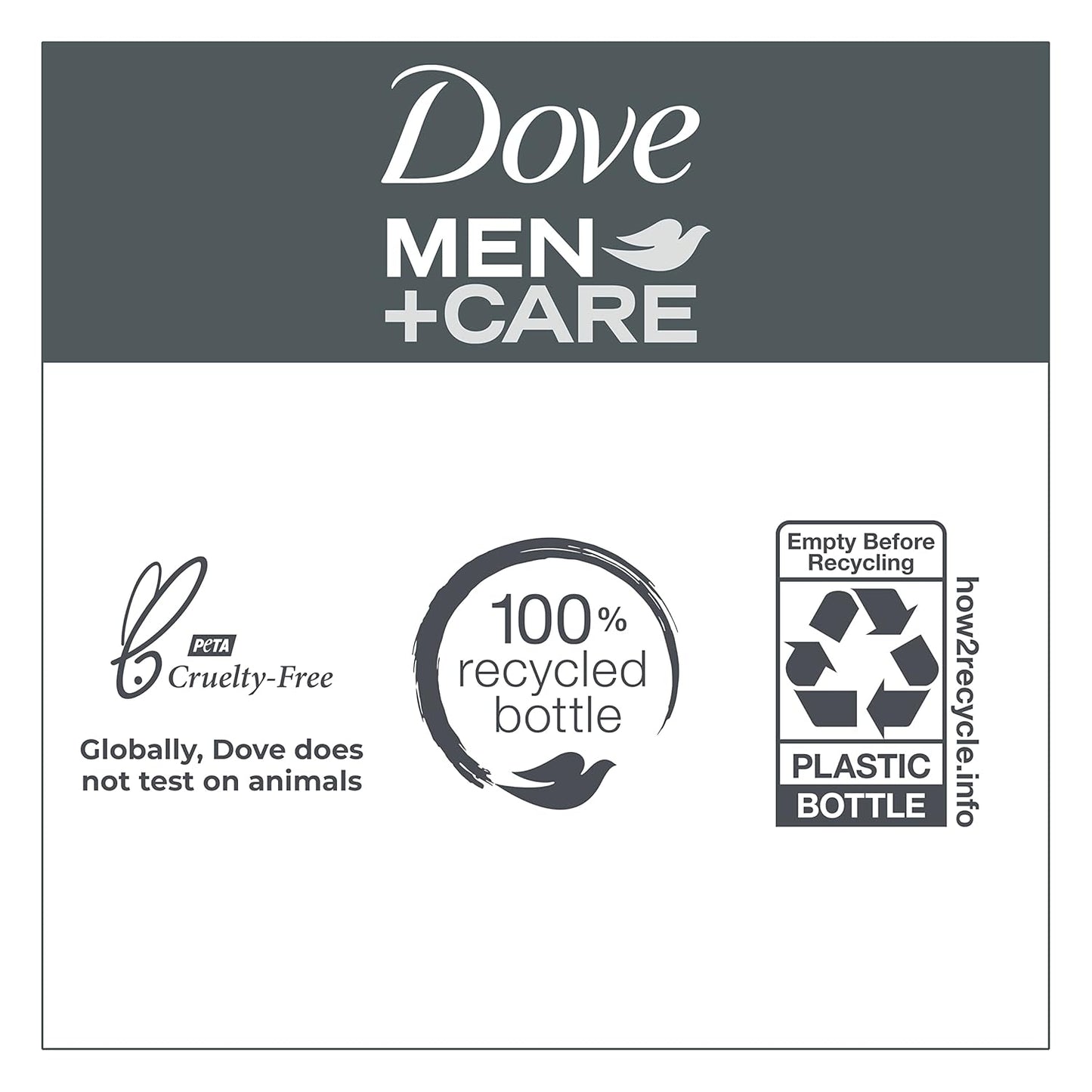 DOVE MEN + CARE 2 in 1 Shampoo and Conditioner Youthfull Revitalize 3 Count For Fine, Thin Hair Men's Shampoo and Conditioner with Bamboo Extract + Biotin 20.4 oz
